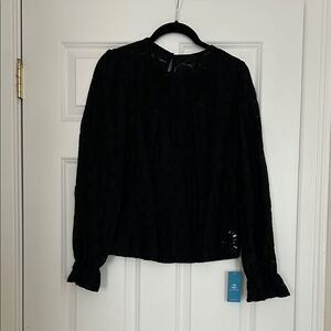 Cupshe Black Lace Blouse